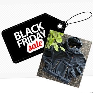 AVIATOR NATION NINJA PULLOVER HOODIE CHARCOAL